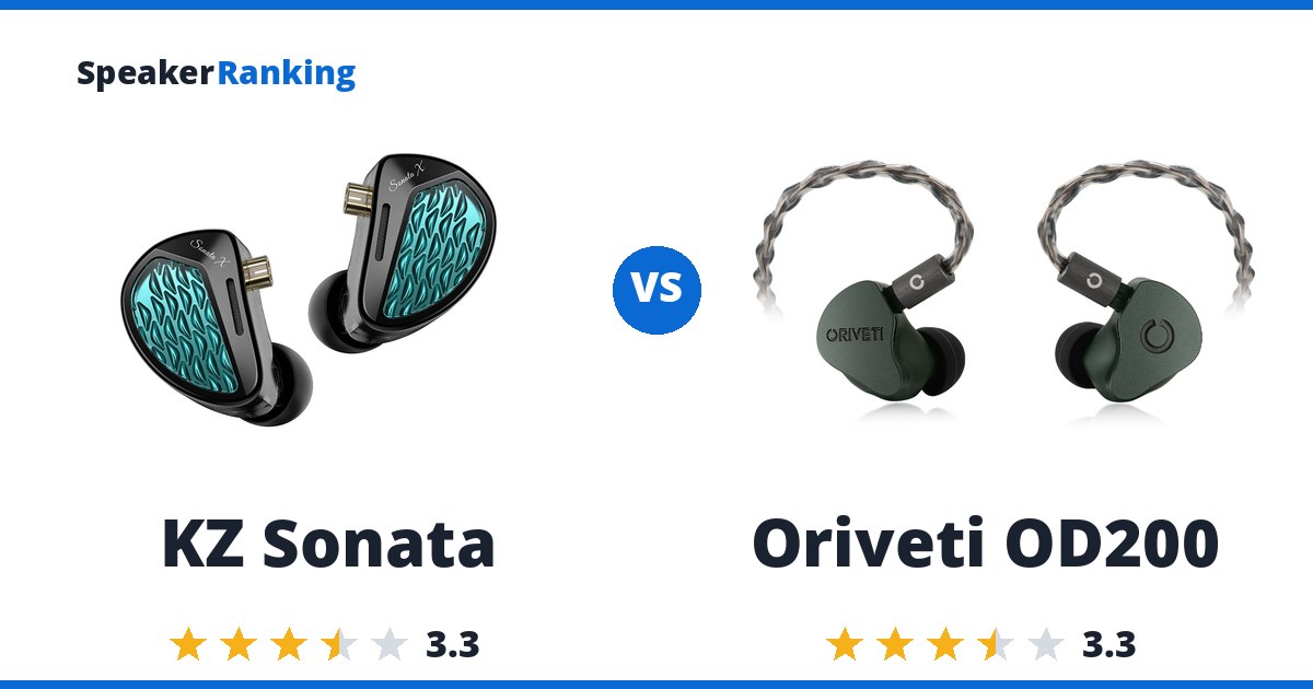 KZ Sonata vs Oriveti OD200