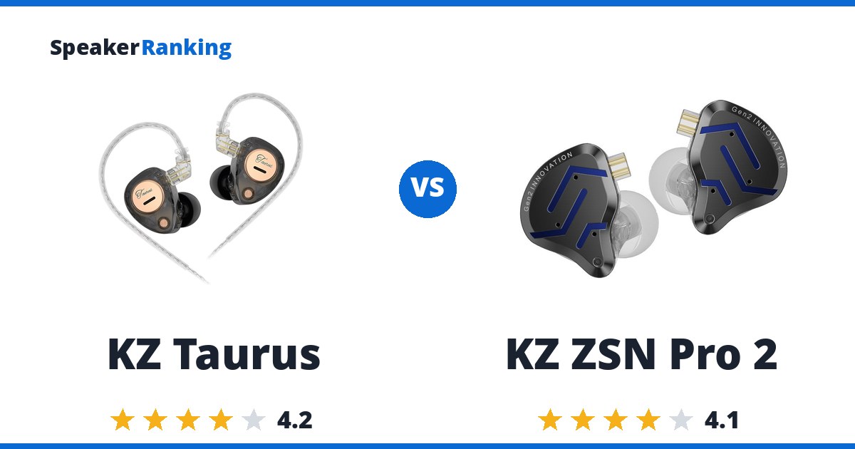 KZ Taurus vs KZ ZSN Pro 2