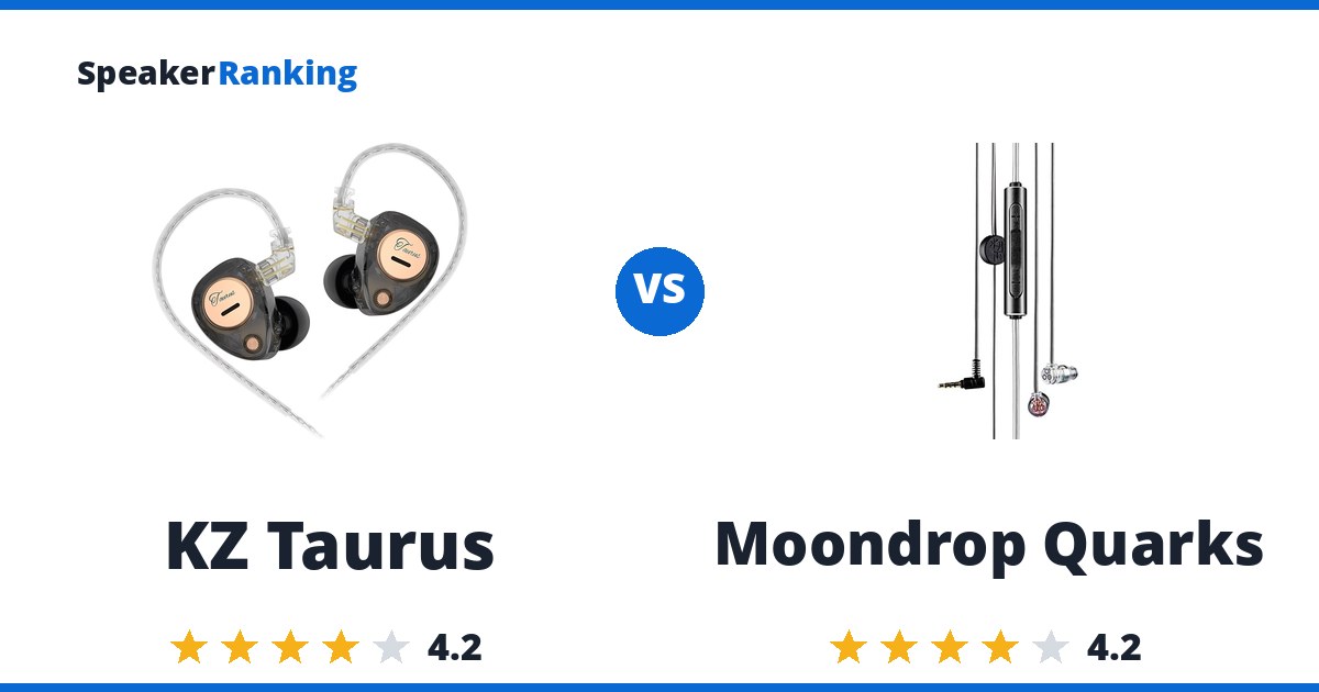 KZ Taurus vs Moondrop Quarks