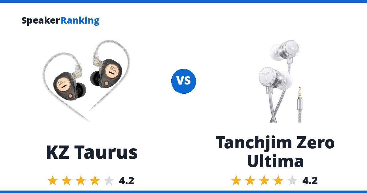 KZ Taurus vs Tanchjim Zero Ultima