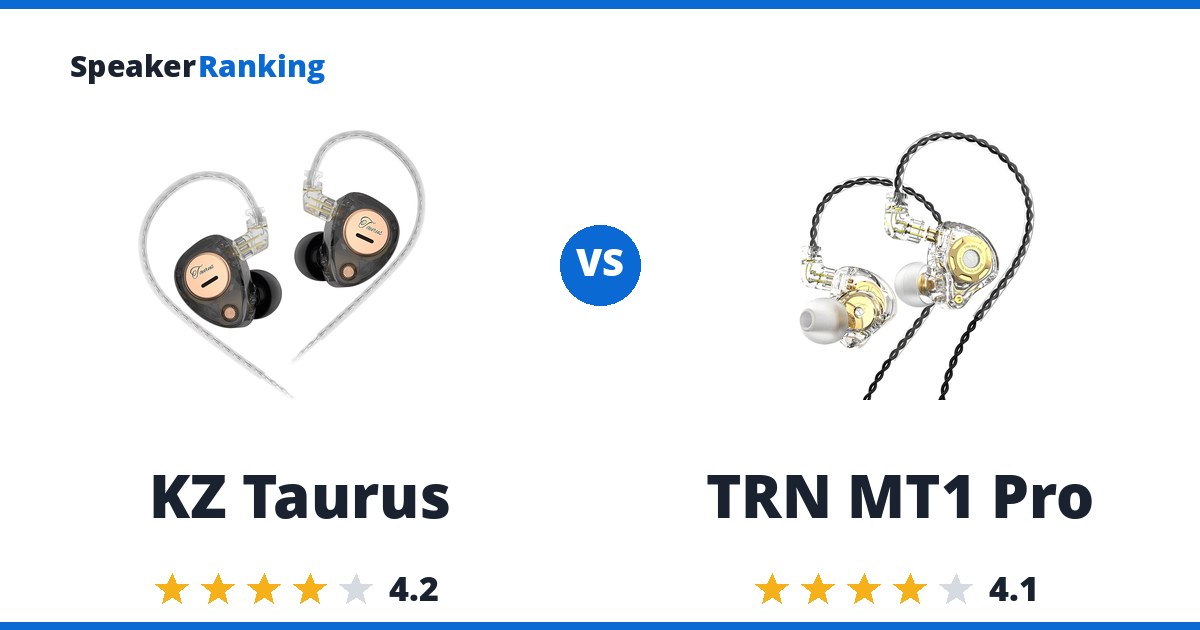 KZ Taurus vs TRN MT1 Pro