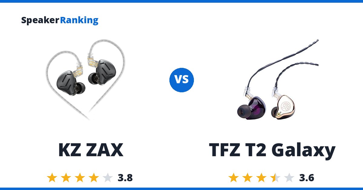 KZ ZAX vs TFZ T2 Galaxy