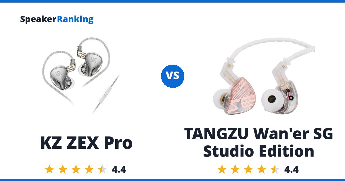 KZ ZEX Pro vs TANGZU Wan’er SG Studio Edition