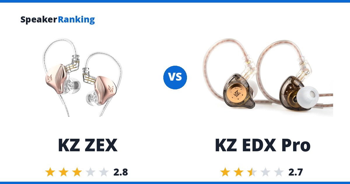 KZ ZEX vs KZ EDX Pro