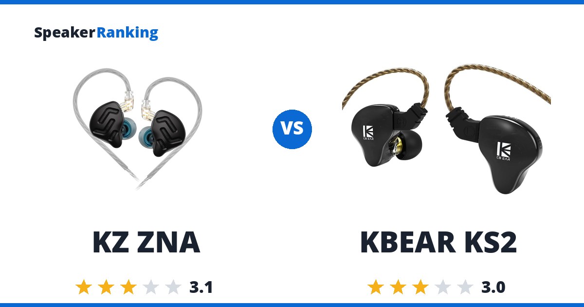 KZ ZNA vs KBEAR KS2