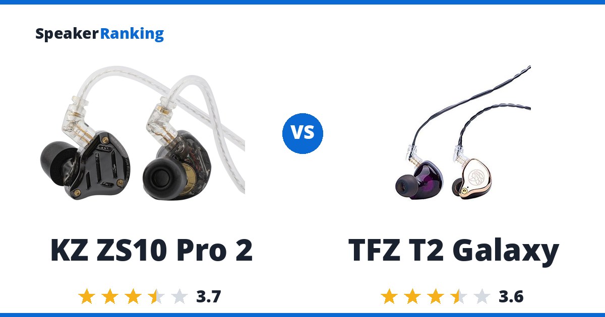 KZ ZS10 Pro 2 vs TFZ T2 Galaxy