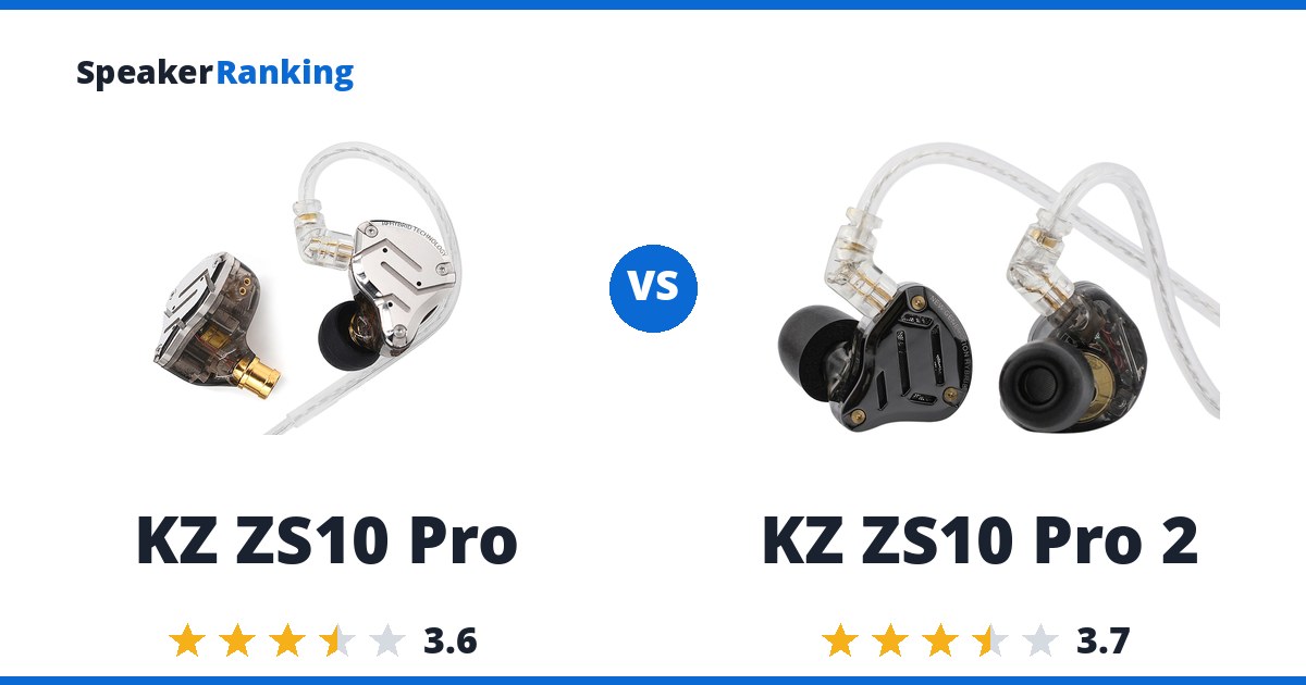 KZ ZS10 Pro vs KZ ZS10 Pro 2
