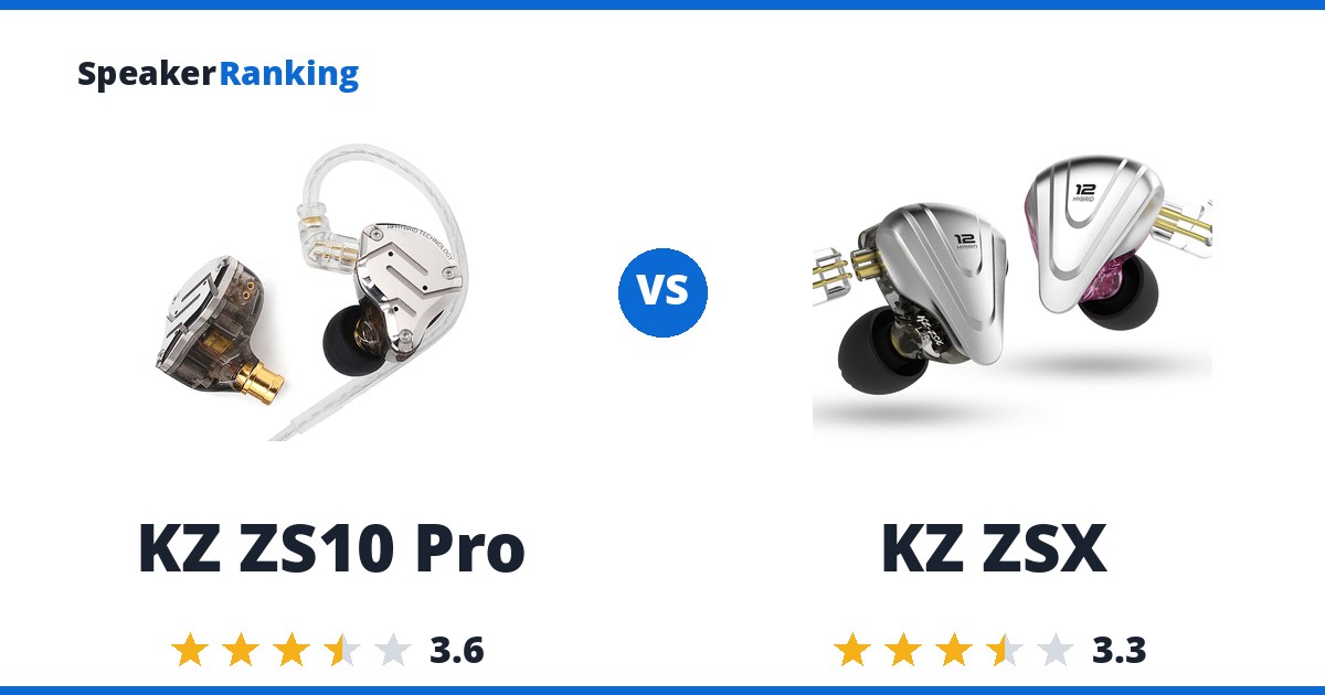 KZ ZS10 Pro vs KZ ZSX