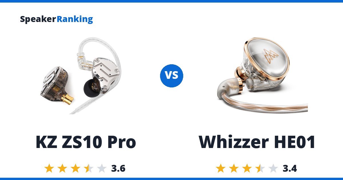 KZ ZS10 Pro vs Whizzer HE01
