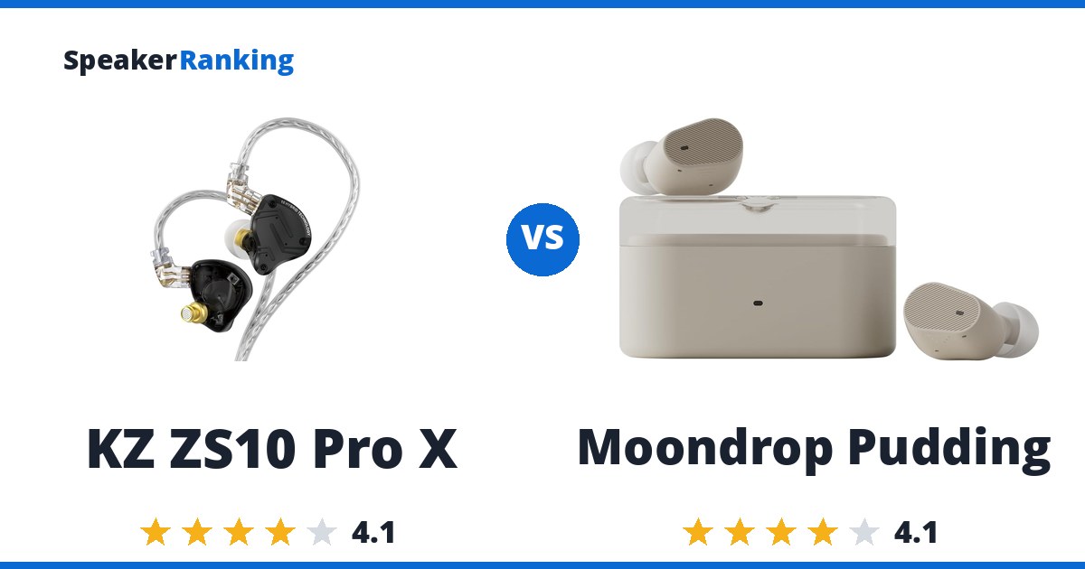 KZ ZS10 Pro X vs Moondrop Pudding