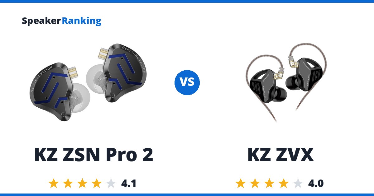 KZ ZSN Pro 2 vs KZ ZVX