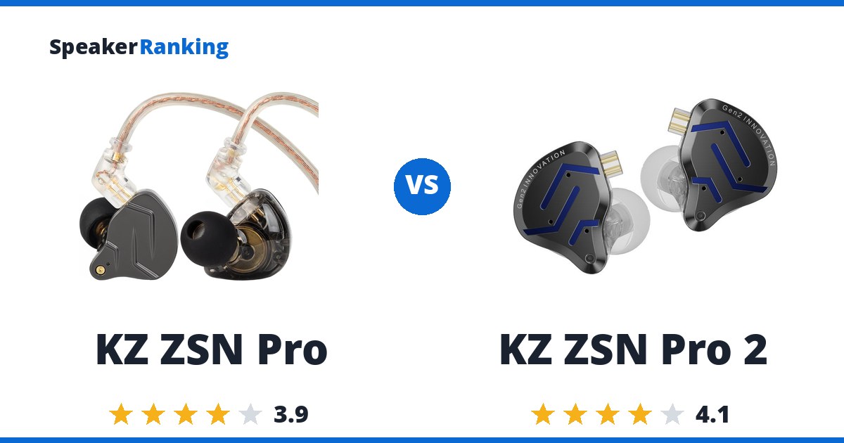 KZ ZSN Pro vs KZ ZSN Pro 2
