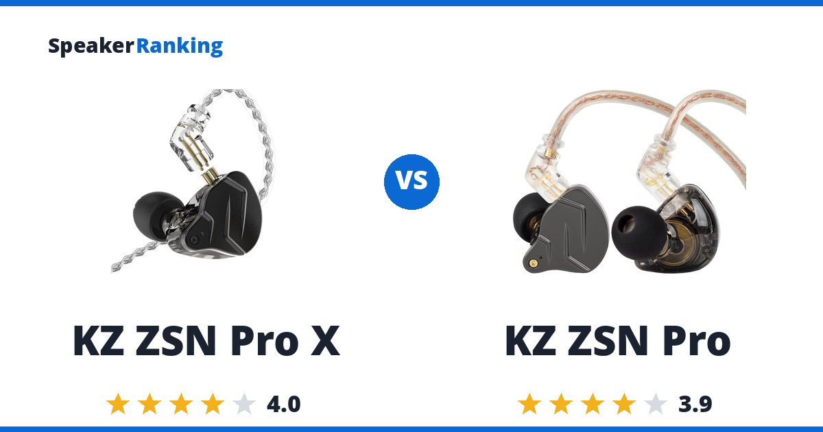 KZ ZSN Pro X vs KZ ZSN Pro