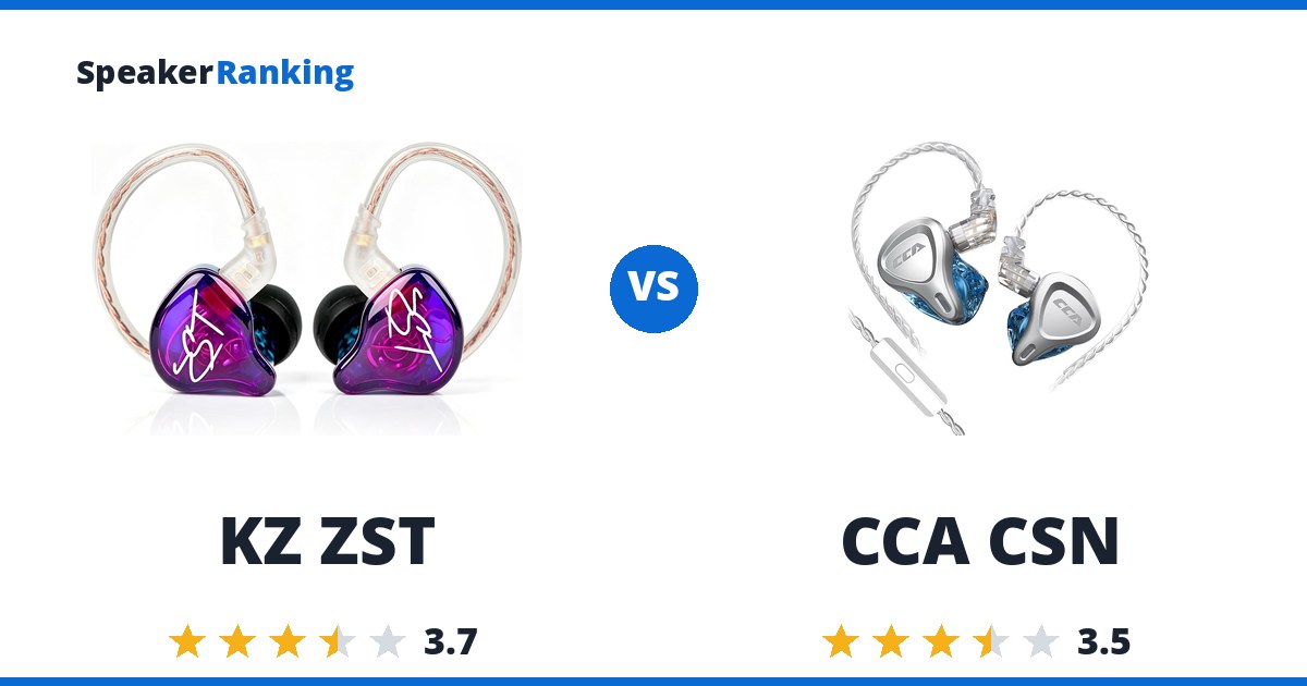 KZ ZST vs CCA CSN