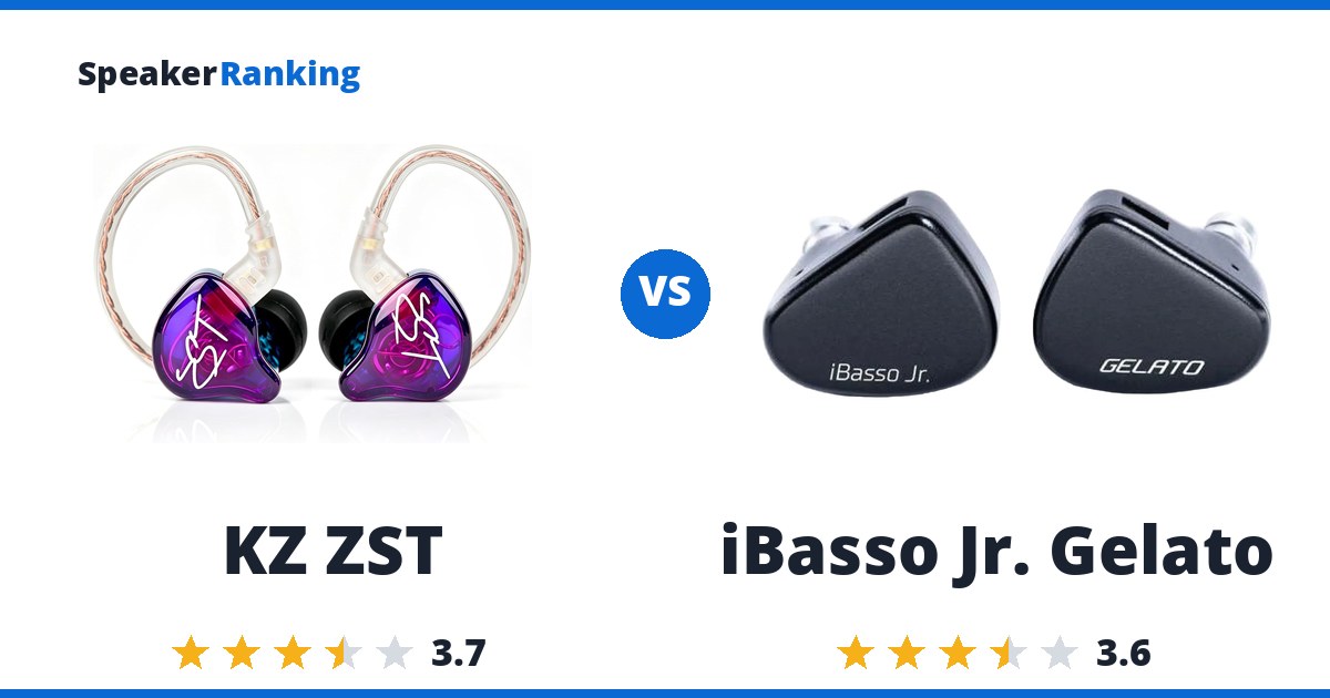 KZ ZST vs iBasso Jr. Gelato