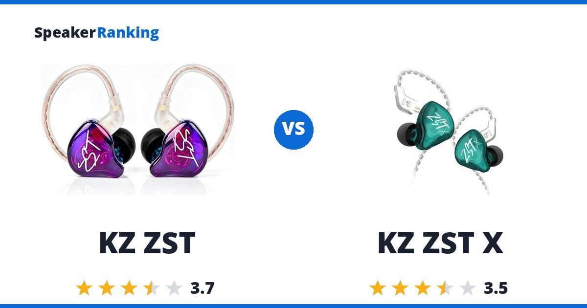 KZ ZST vs KZ ZST X
