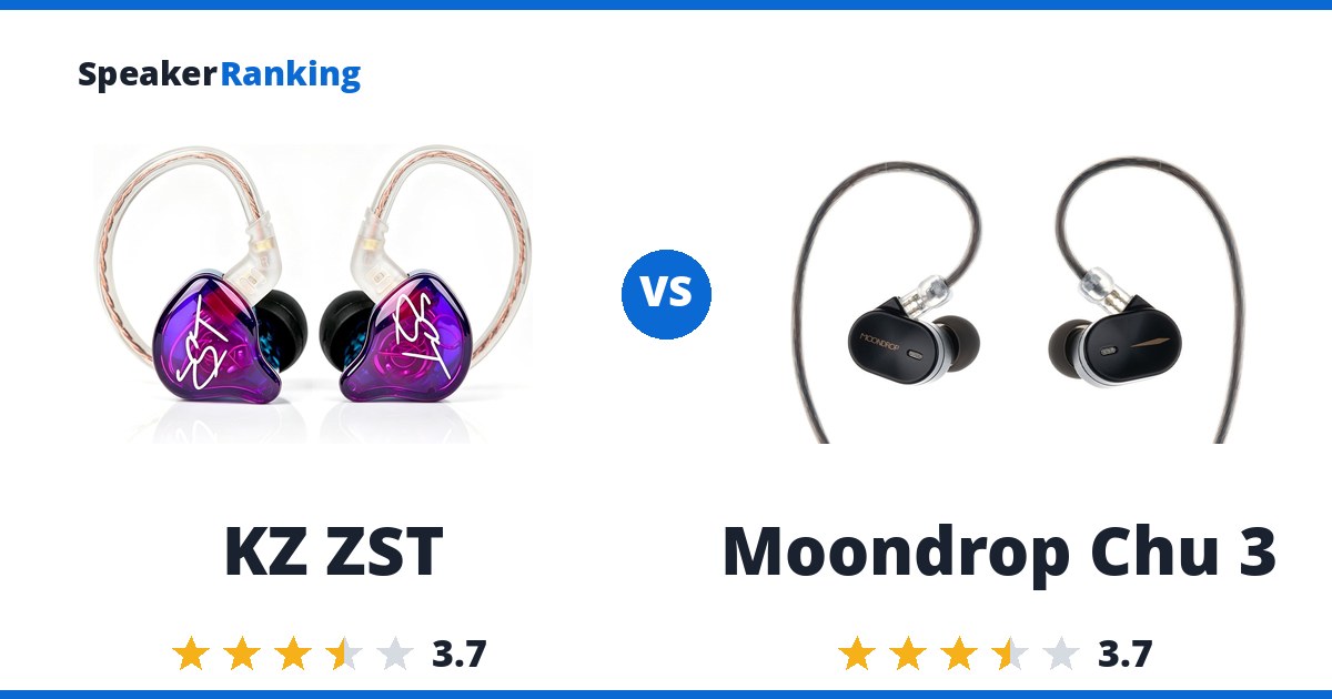 KZ ZST vs Moondrop Chu 3