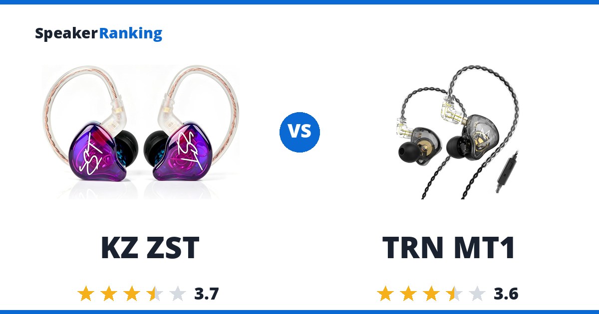 KZ ZST vs TRN MT1