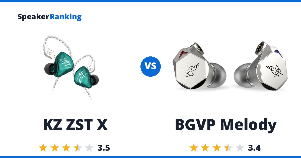 KZ ZST X vs BGVP Melody
