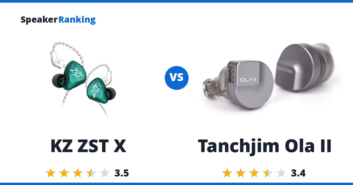 KZ ZST X vs Tanchjim Ola II