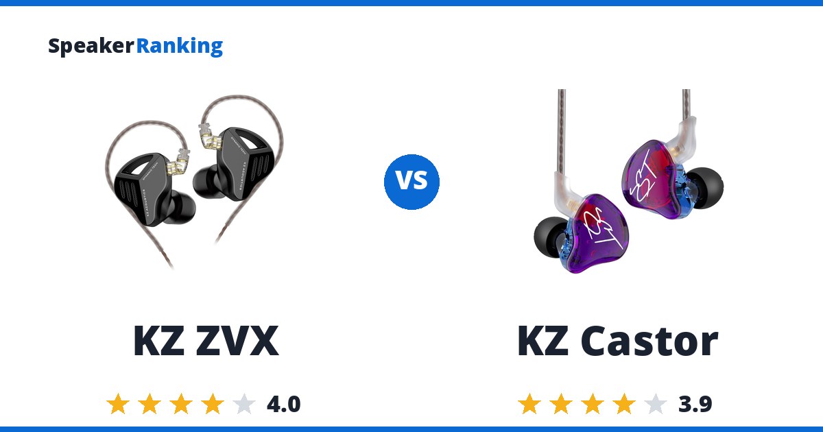 KZ ZVX vs KZ Castor