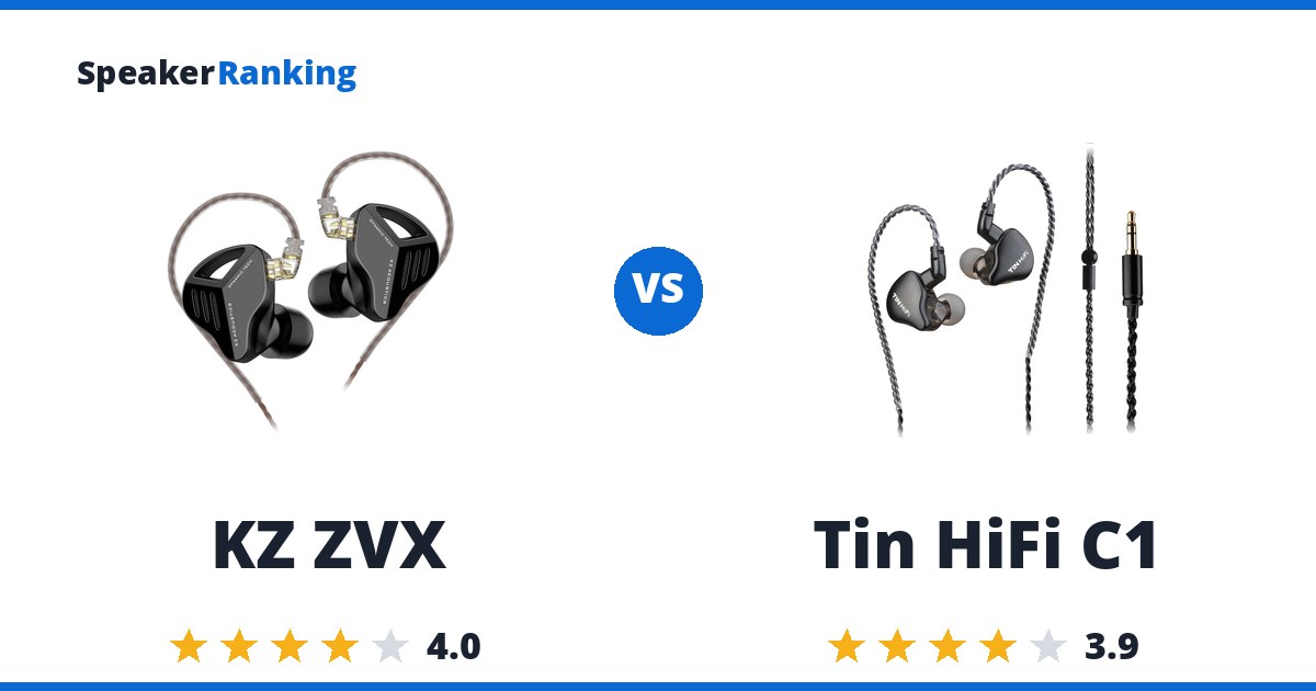 KZ ZVX vs Tin HiFi C1