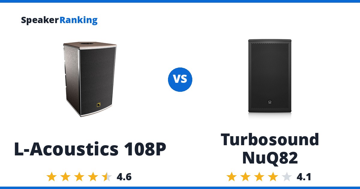 L-Acoustics 108P vs Turbosound NuQ82
