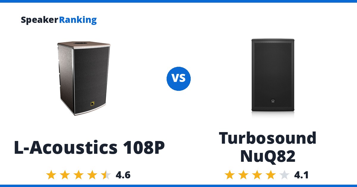 L-Acoustics 108P vs Turbosound NuQ82