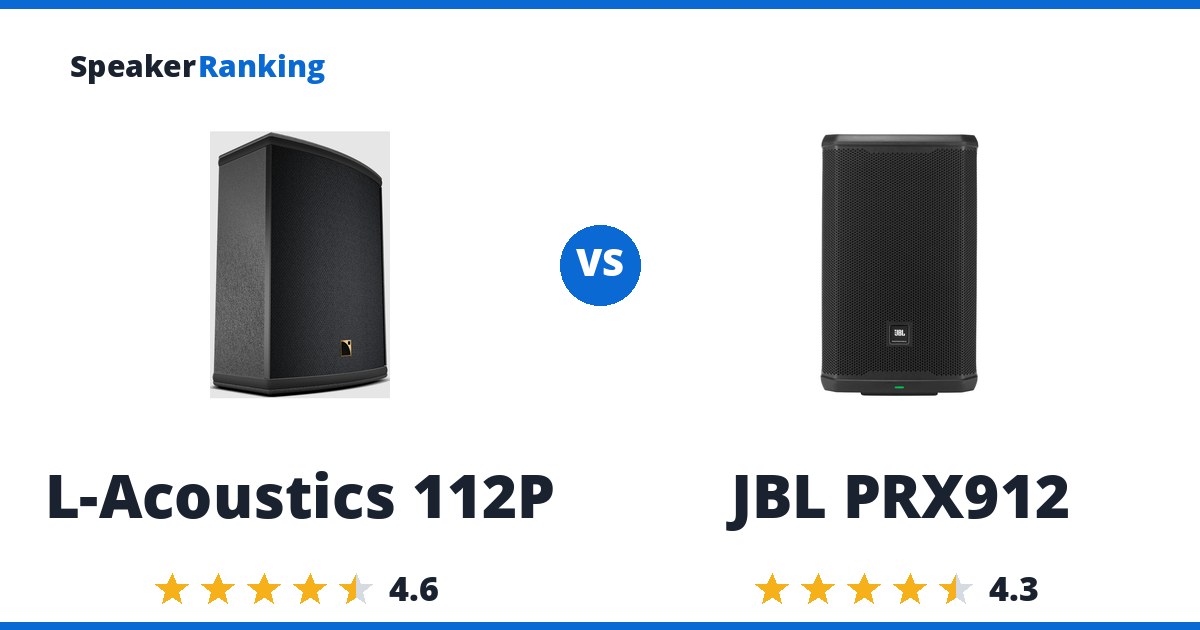 L-Acoustics 112P vs JBL PRX912