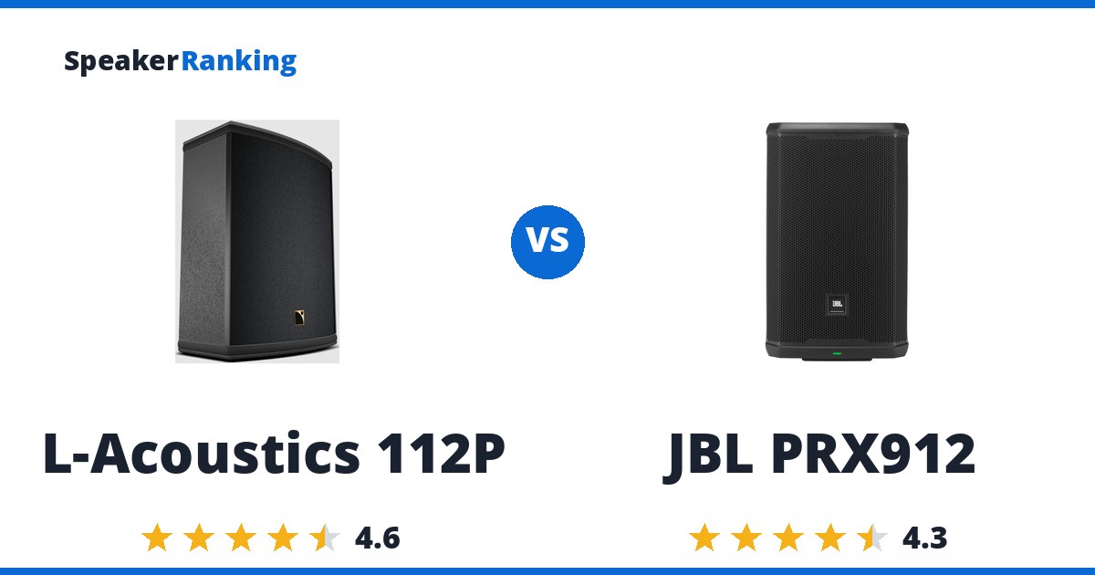 L-Acoustics 112P vs JBL PRX912