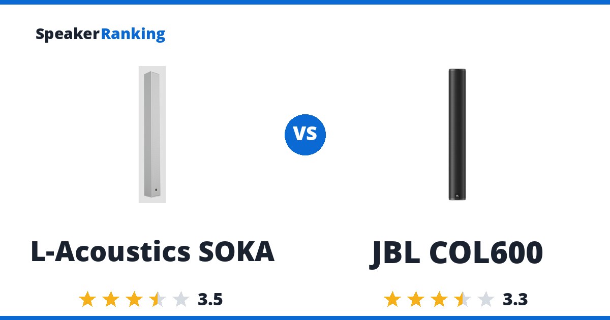 L-Acoustics SOKA vs JBL COL600