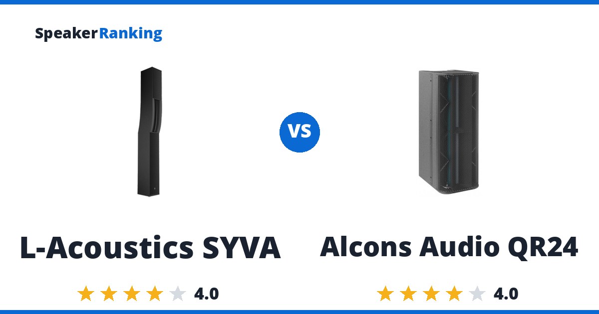 L-Acoustics SYVA vs Alcons Audio QR24