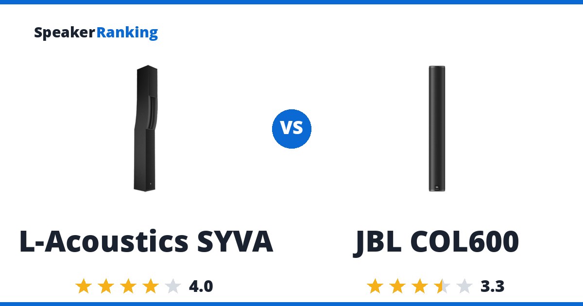 L-Acoustics SYVA vs JBL COL600