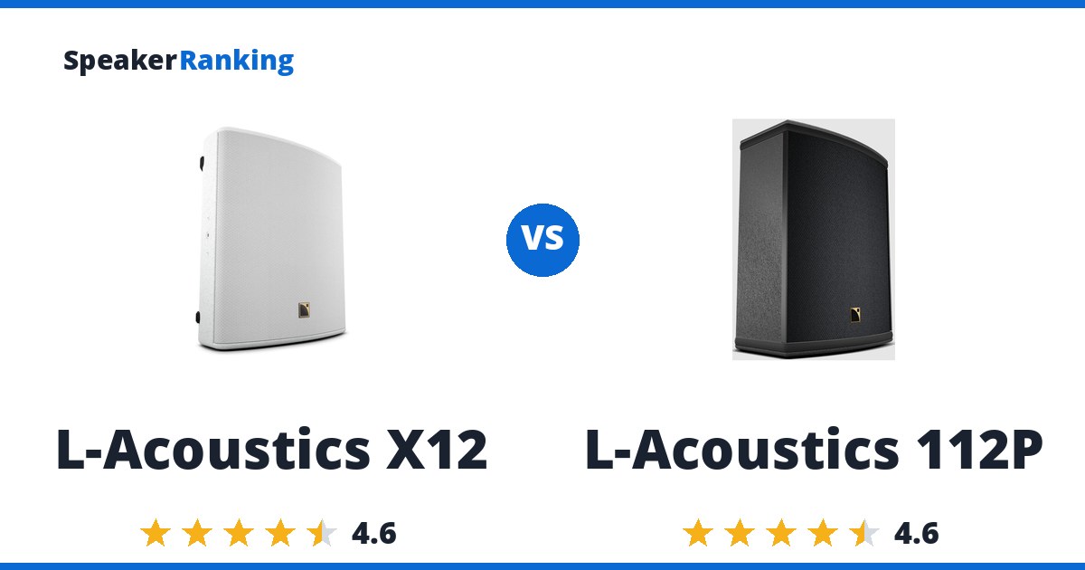 L-Acoustics X12 vs L-Acoustics 112P