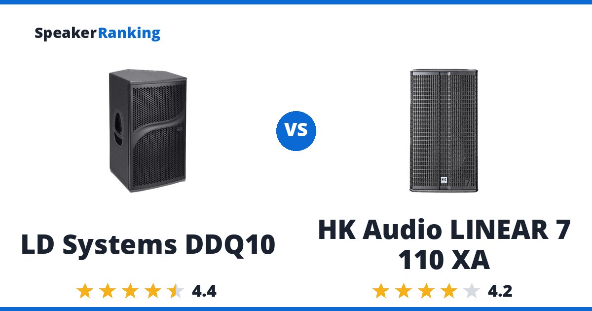 LD Systems DDQ10 vs HK Audio LINEAR 7 110 XA