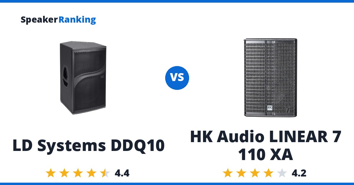 LD Systems DDQ10 vs HK Audio LINEAR 7 110 XA