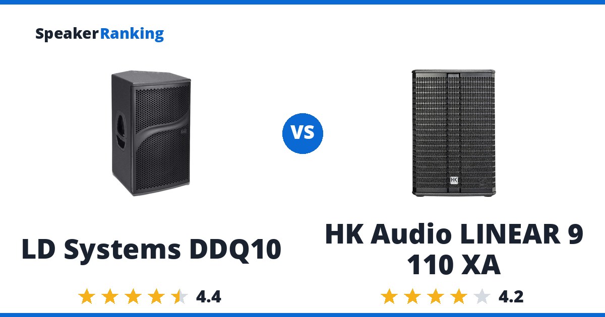 LD Systems DDQ10 vs HK Audio LINEAR 9 110 XA