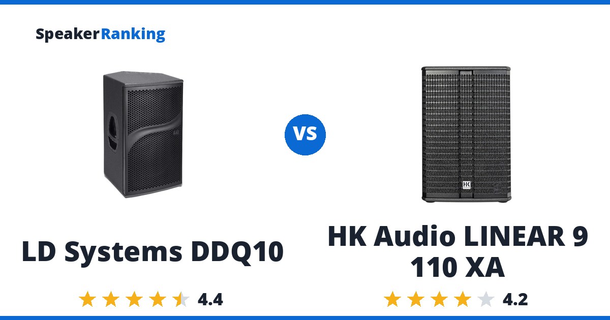 LD Systems DDQ10 vs HK Audio LINEAR 9 110 XA
