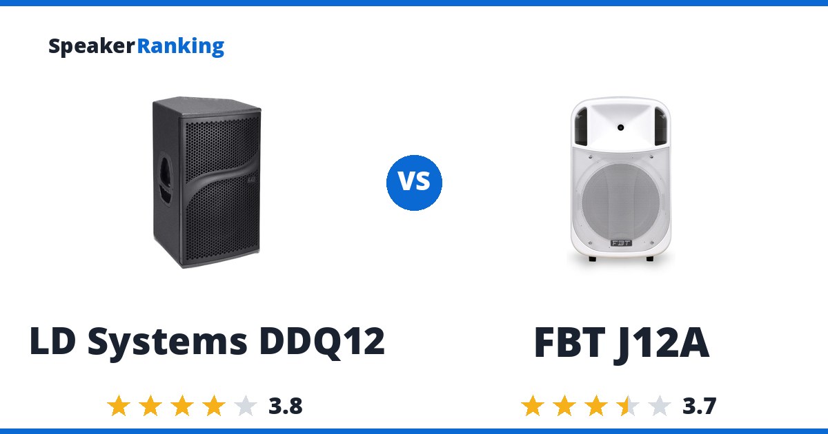 LD Systems DDQ12 vs FBT J12A