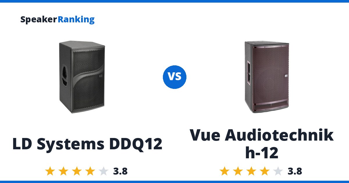 LD Systems DDQ12 vs Vue Audiotechnik h-12