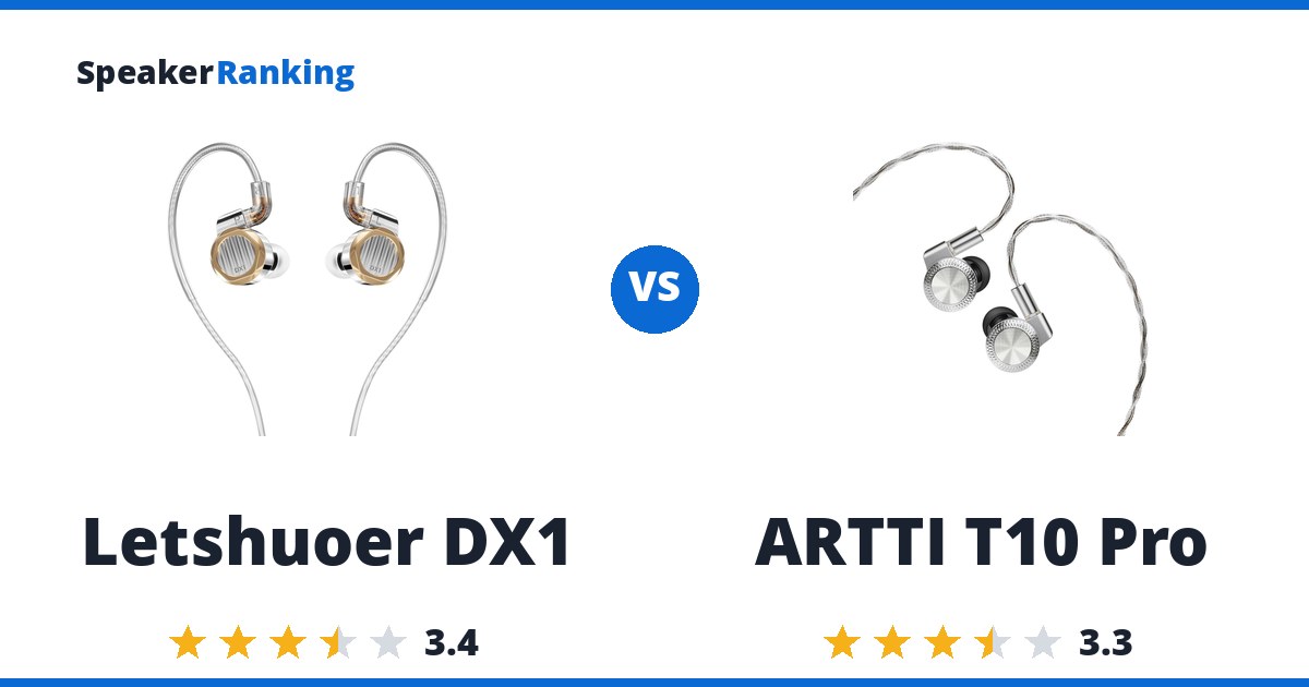 Letshuoer DX1 vs ARTTI T10 Pro