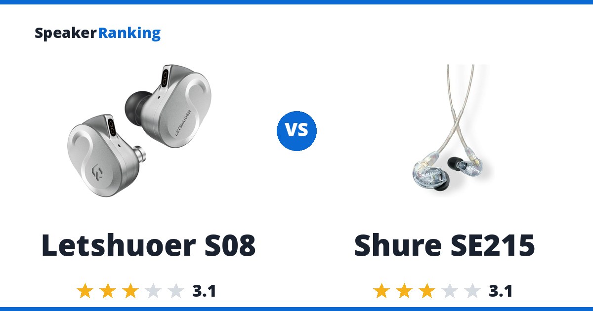 Letshuoer S08 vs Shure SE215