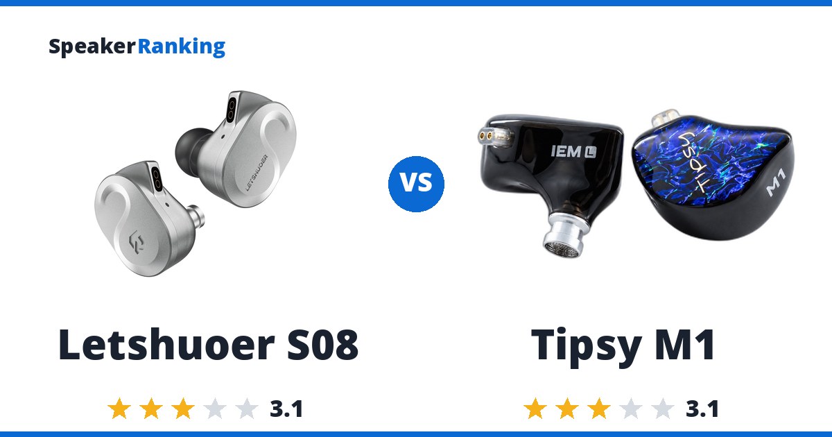 Letshuoer S08 vs Tipsy M1