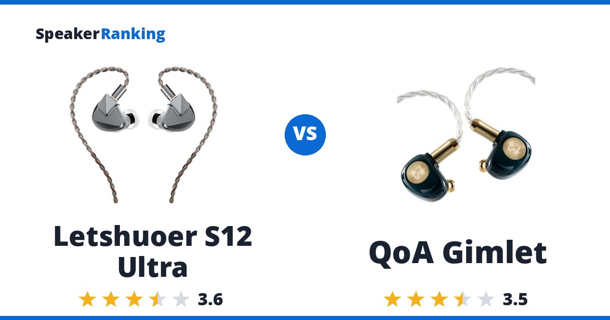 Letshuoer S12 Ultra vs QoA Gimlet