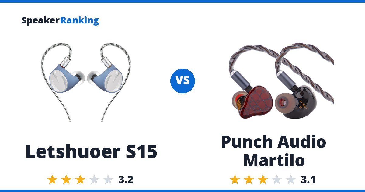 Letshuoer S15 vs Punch Audio Martilo