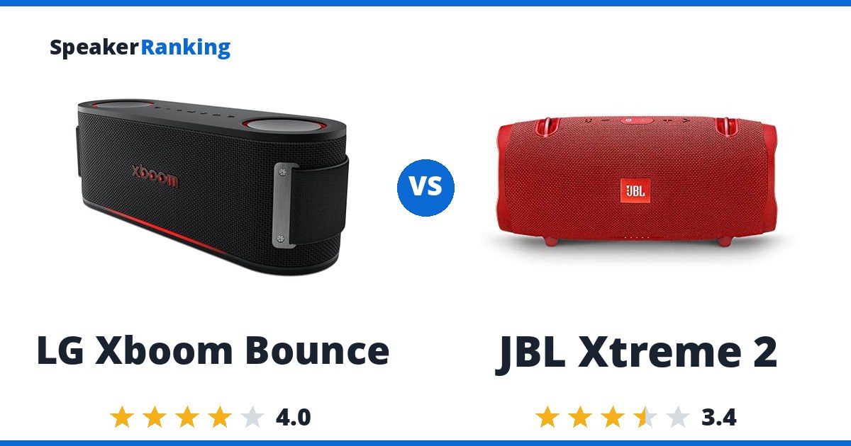 LG Xboom Bounce vs JBL Xtreme 2