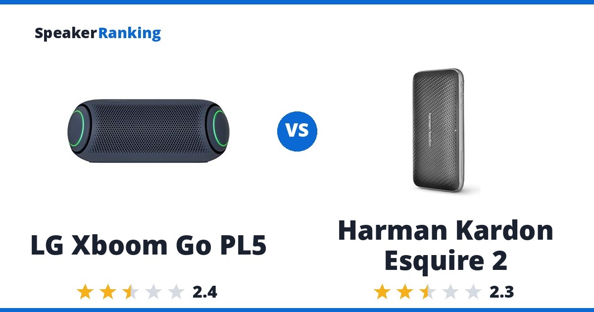 LG Xboom Go PL5 vs Harman Kardon Esquire 2