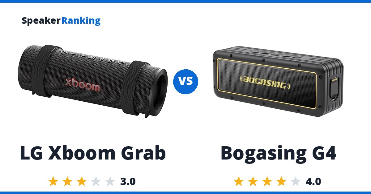 LG Xboom Grab vs Bogasing G4
