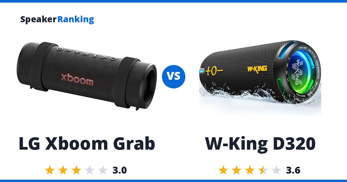LG Xboom Grab vs W-King D320