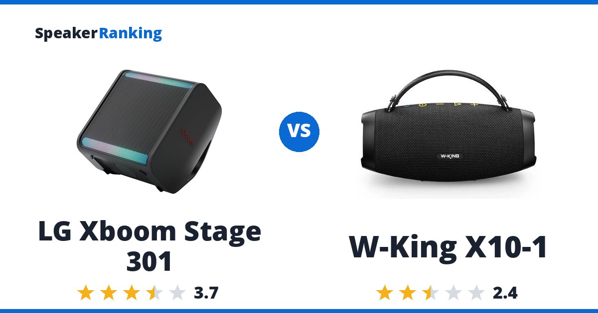 LG Xboom Stage 301 vs W-King X10-1